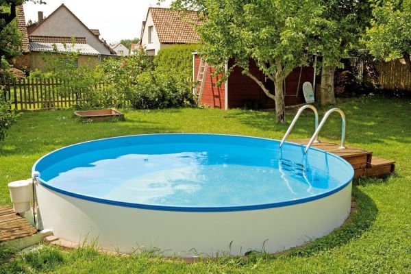 Круглый каркасный бассейн