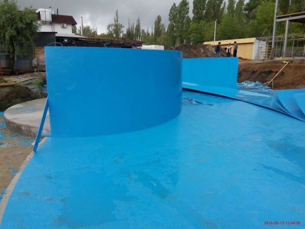 Создание полипропиленовой чаши, сварка швов