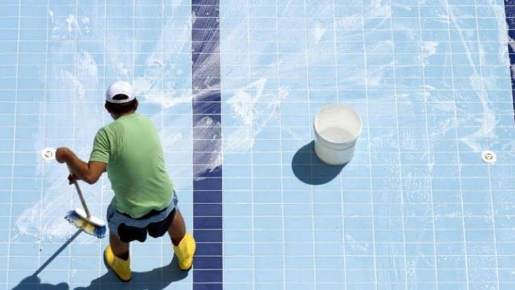 устранение видимых дефекто бассейна